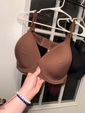 Everyday Wireless Brown T-Shirt Bra - Brand Unspecified